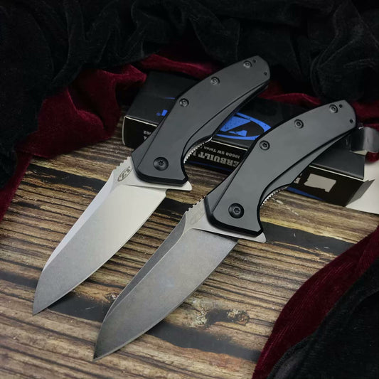 Zero Tolerance ZT Exquisite folding knife, 9cr18mov aluminum alloy steel military hunting survival tools