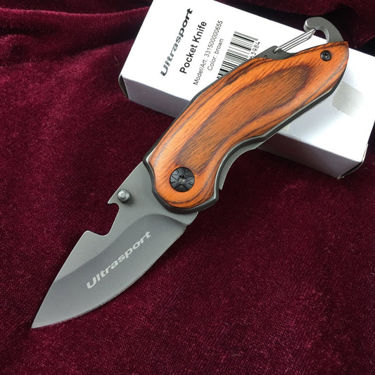 "Tactical folding knife hardness 57HRC"Folding hunting knives carry pocket knives