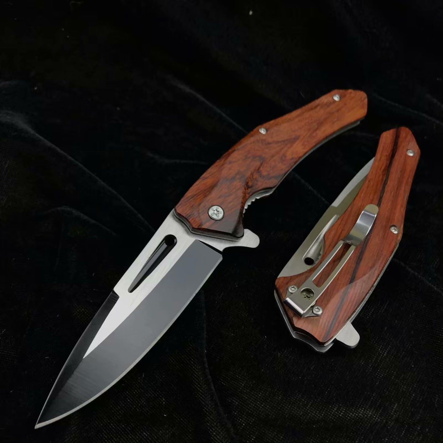 Assist open tactical folding pocket knife 5Cr13Mov outdoor tools portable camping knife