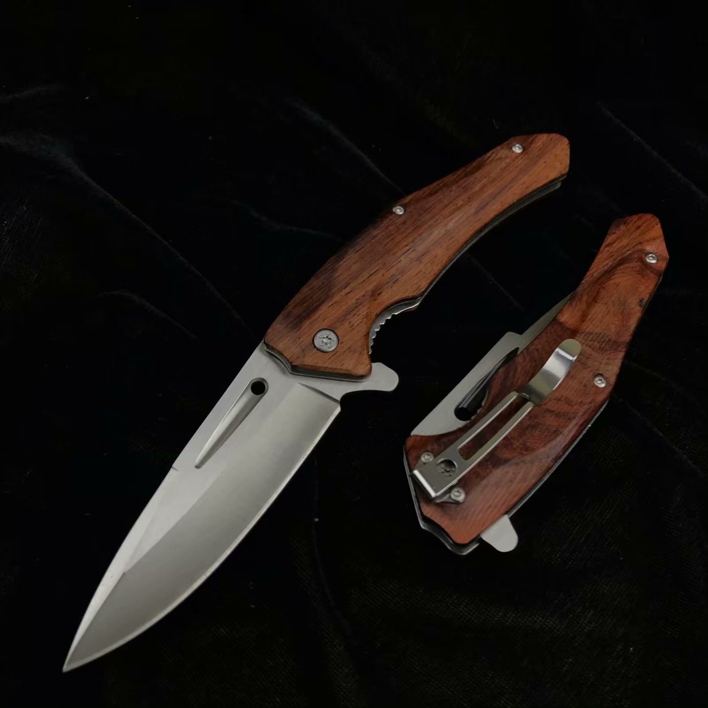 Assist open tactical folding pocket knife 5Cr13Mov outdoor tools portable camping knife