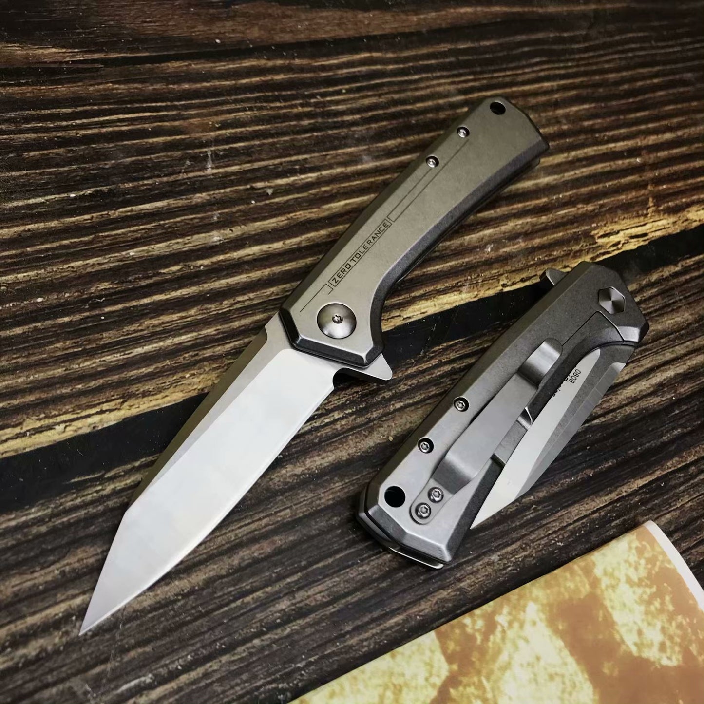 Zero Tolerance ZT New folding knife 58HRC stainless steel handle tactical knife bag camping tool quickly opens hunting knife survival knife