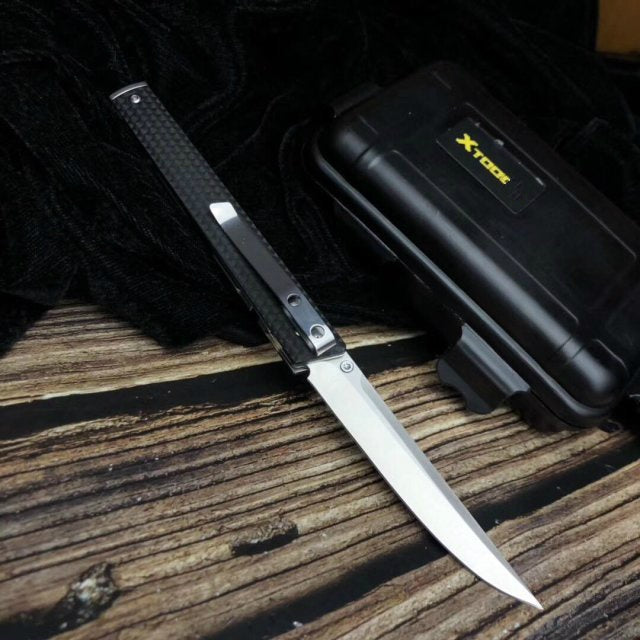 CRKT Tactical automatic EDC folding blade fixed blade 8cr13mov spring assisted knife camping hunting cutter collection