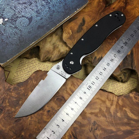 Ontario Quality folding knife 8CR18Mov blade G10 handle outdoor EDC tactical folding pocket knife