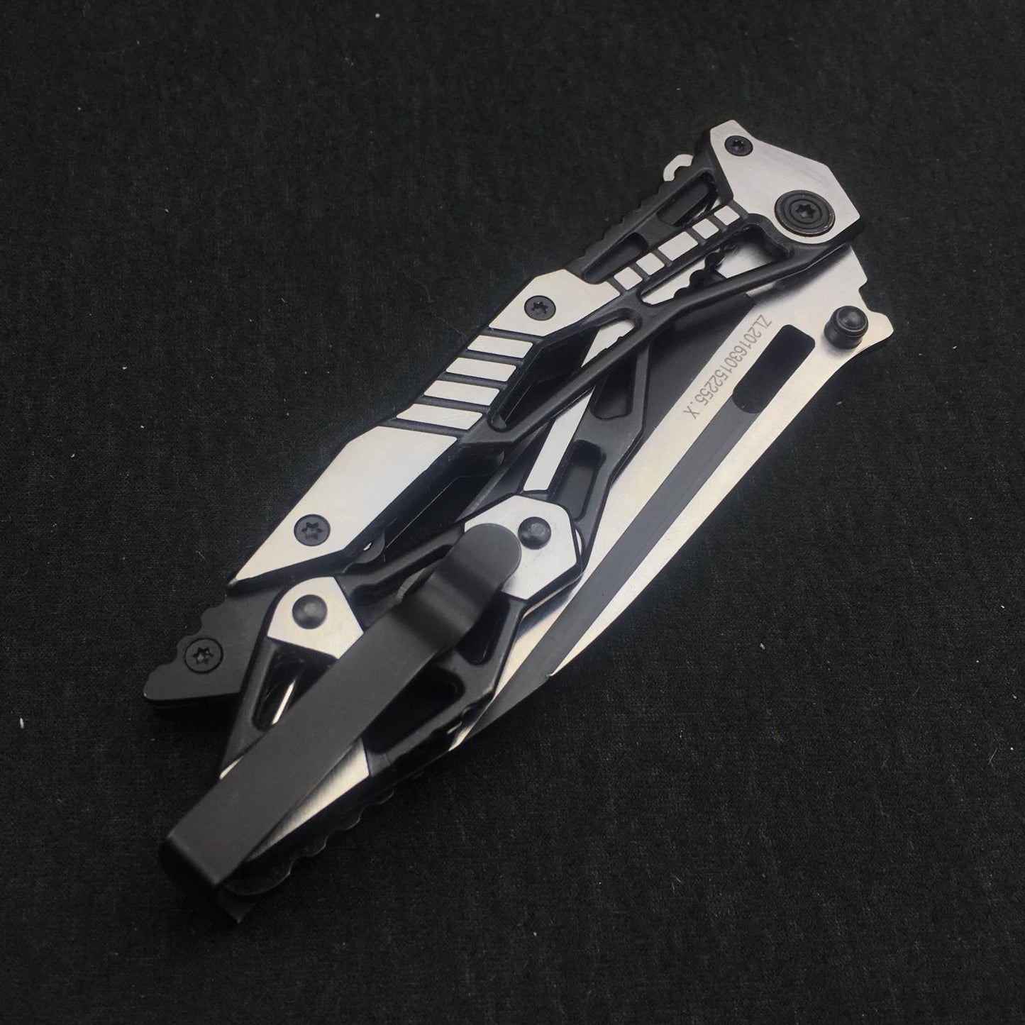New folding all steel outdoor folding pocket knife 440 stainless steel tactical camping survival knife EDC tool