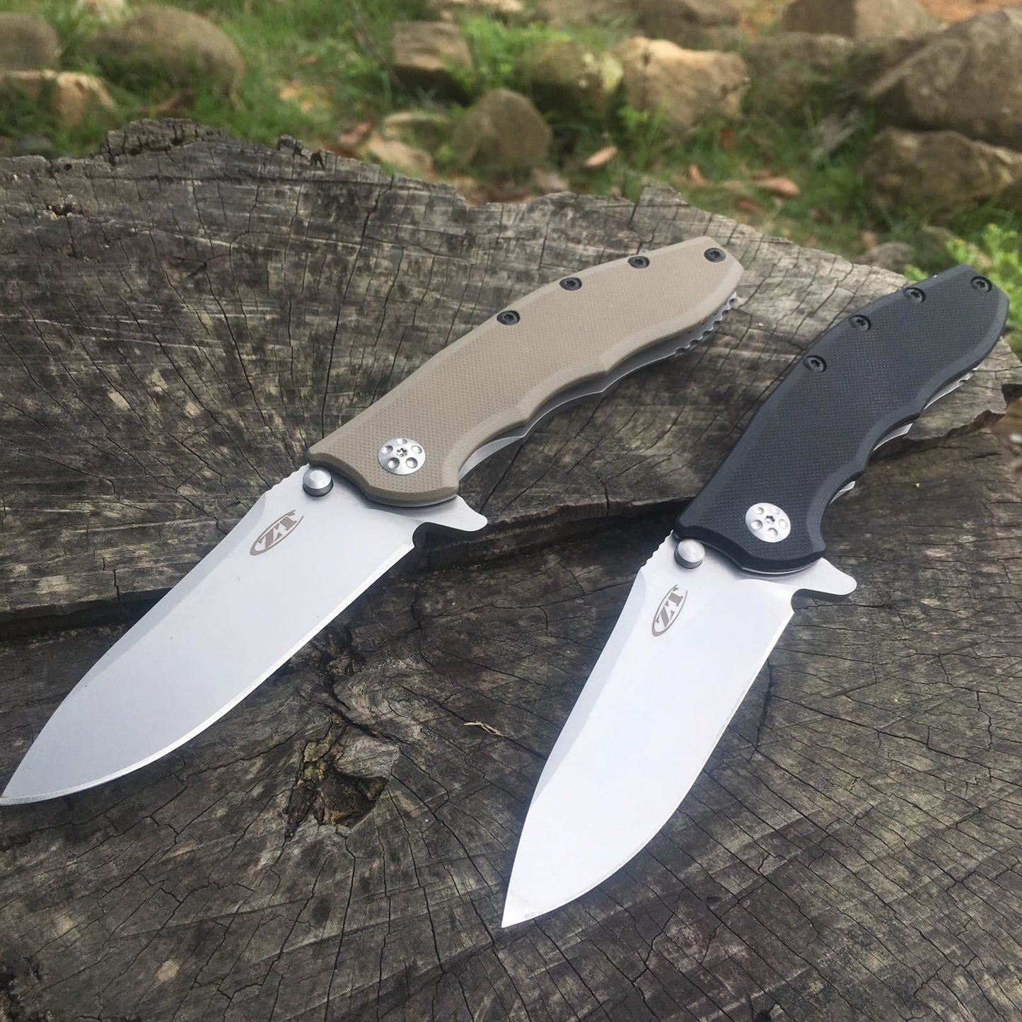 Zero Tolerance ZT Cost-effective steel lock versiG10 handle survival knife, 5cr15mov blade multifunctional outdoor tactical rescue tool folding hunting