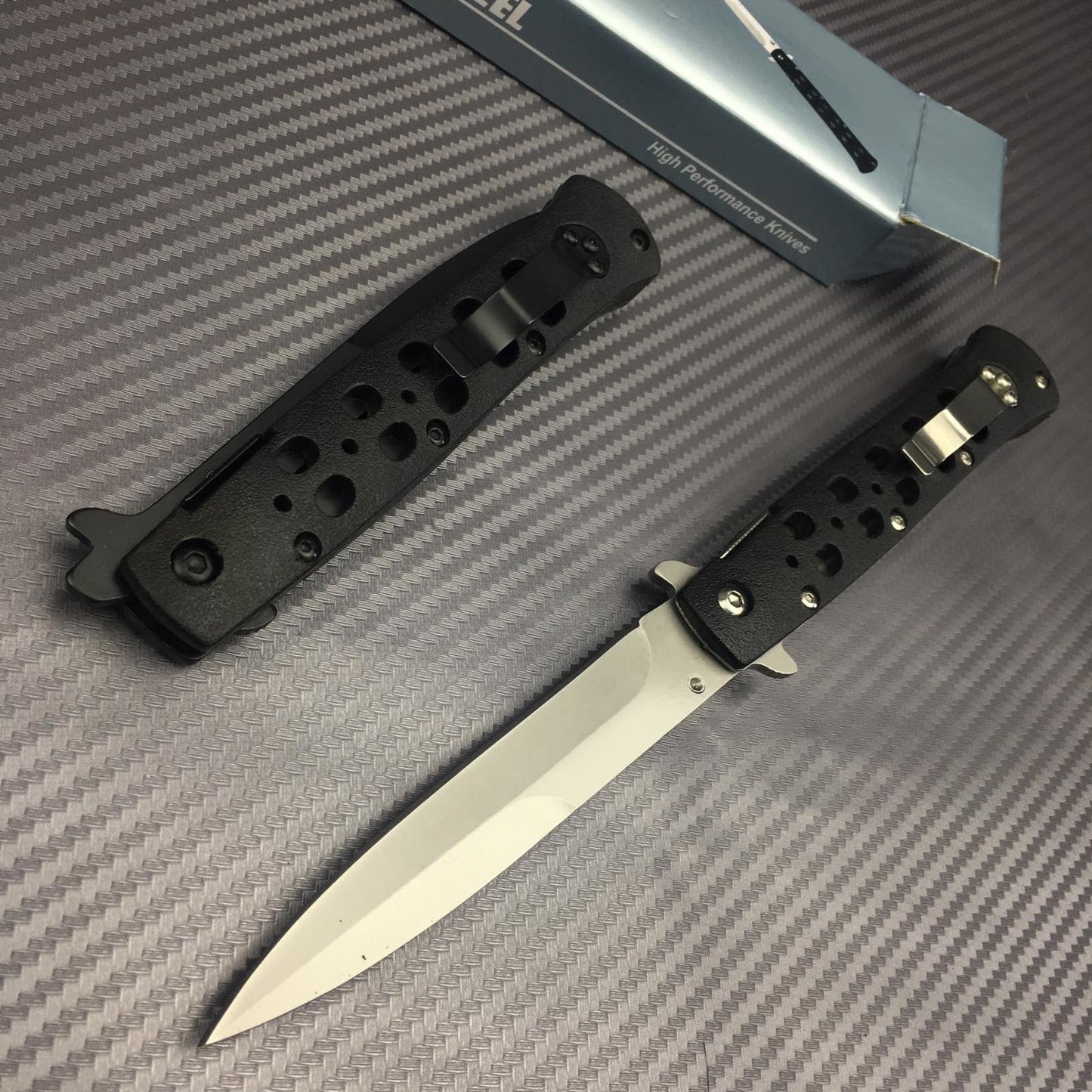 COLD STEEL High quality steel sheet +ABS engineered plastic sheet handle 440C stainless steel blade outdoor EDC knife tactical folding pocket knife hunter