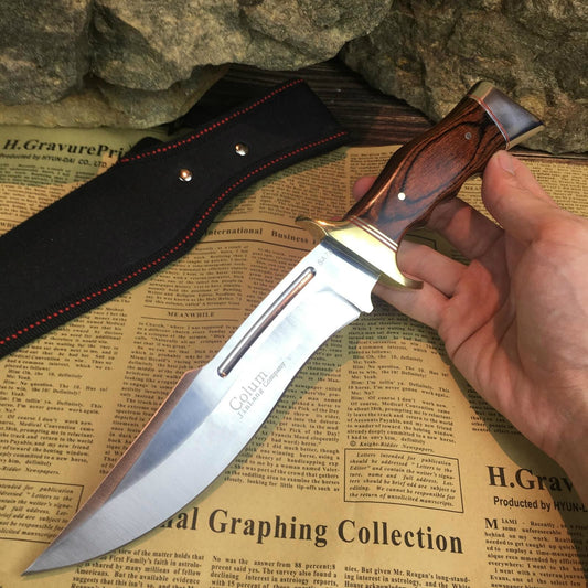 Columbia Tactical straight knife fixed blade 3CR13 tactical knife outdoor survival hunting camping knife EDC military dagger