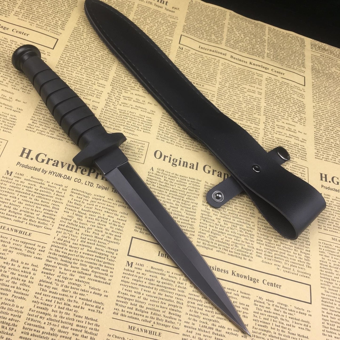 Rambo High quality military hunting knife double edged stainless steel camping knife 3Cr13 tactical knife black fixed blade