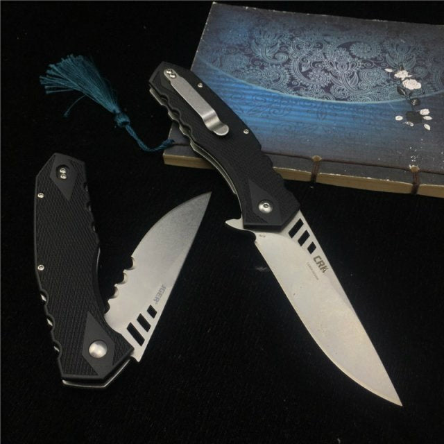 CRKT Outdoor camping folding knife 8cg14 blade material spring assisted opening folding pocket knife
