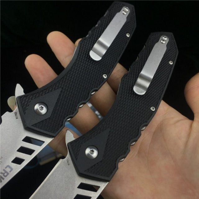 CRKT Outdoor camping folding knife 8cg14 blade material spring assisted opening folding pocket knife