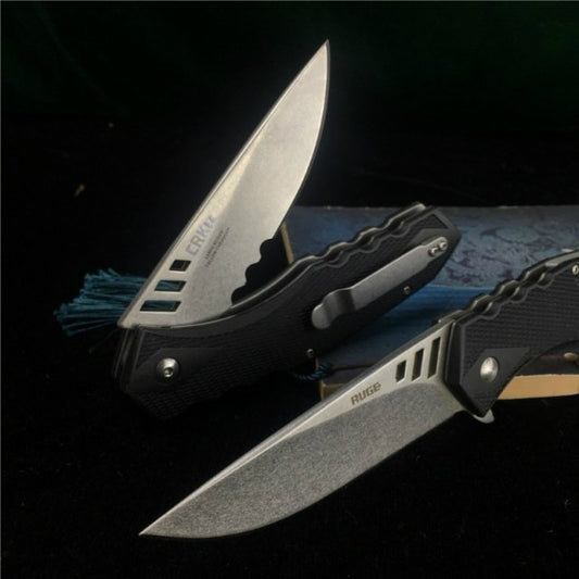 CRKT Outdoor camping folding knife 8cg14 blade material spring assisted opening folding pocket knife
