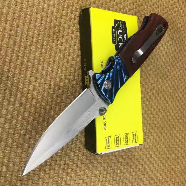 BUCK Outdoor camping survival knife 3CR13 multifunctional tactical rescue tool folding hunting