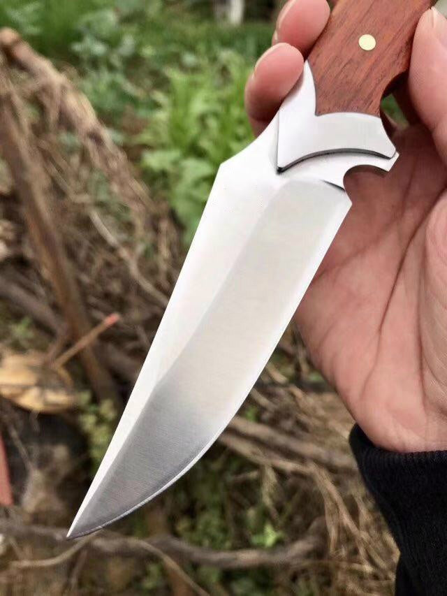 High quality tactical hunting knife military fixed blade 440B survival and rescue blade li corrosion resistant outdoor dagger self-defense knife