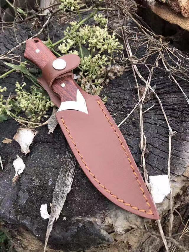 High quality tactical hunting knife military fixed blade 440B survival and rescue blade li corrosion resistant outdoor dagger self-defense knife
