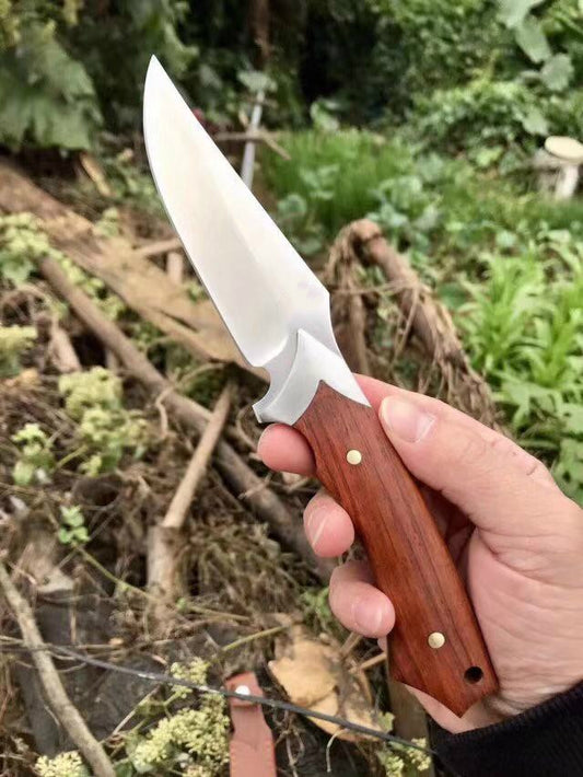 High quality tactical hunting knife military fixed blade 440B survival and rescue blade li corrosion resistant outdoor dagger self-defense knife