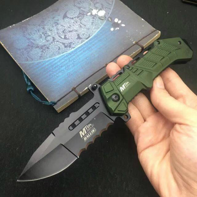 MTech Folding camping knife tactical rescue hunting knife 5Cr15Mov, handle outdoor survival EDC hand tool