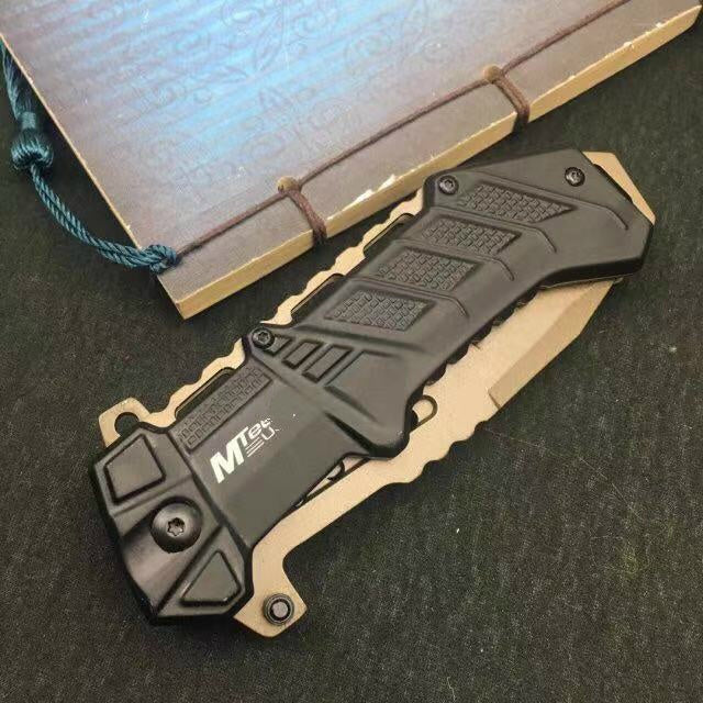 MTech Folding camping knife tactical rescue hunting knife 5Cr15Mov, handle outdoor survival EDC hand tool