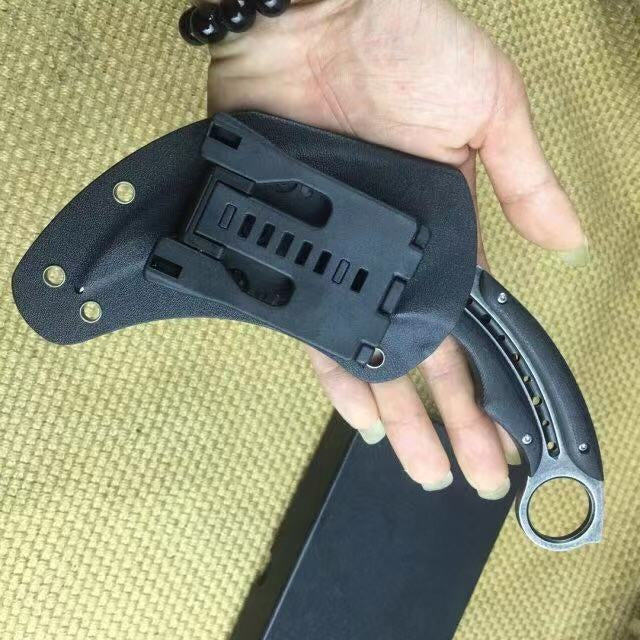 Outdoor camping tactical claw 59HRC tactical combat claw surface stone wash adventure and EDC tools