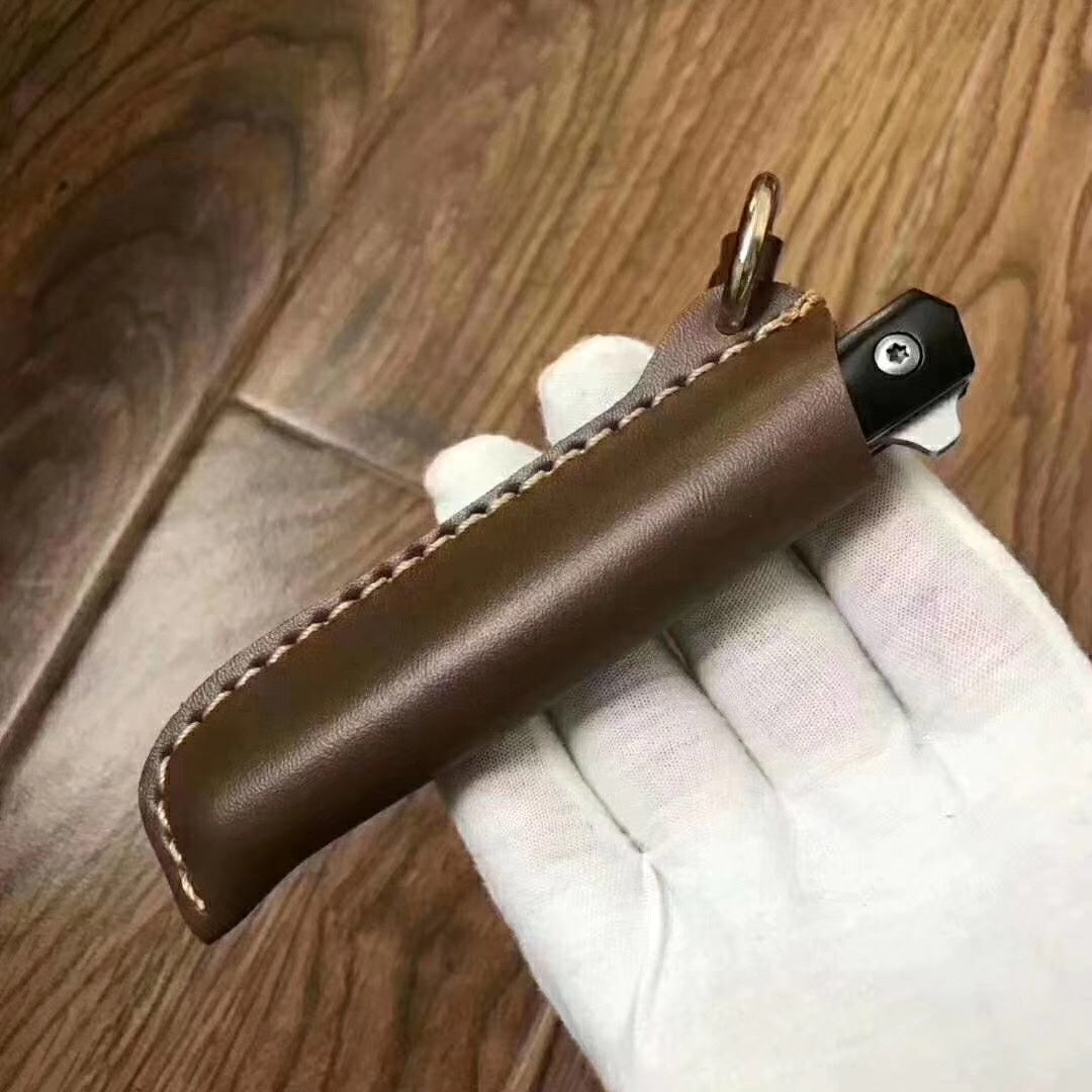 Ball bearing quick open folding knife, 58-60 HRC survival knife hunting knife camping equipment bring along as a gift.