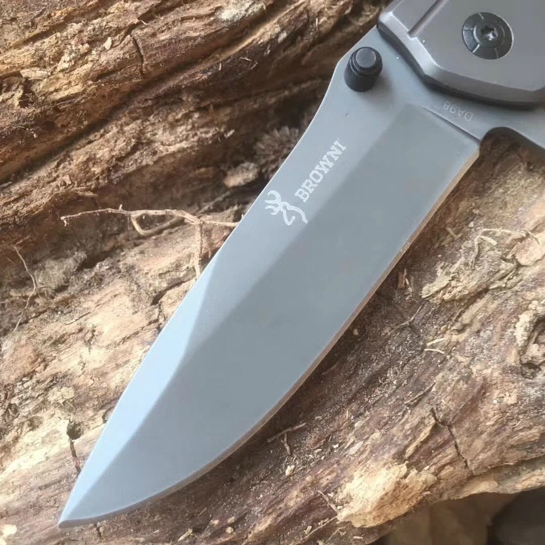 Browning 440 stainless steel tactical survival folding knife corrosion resistant camping hunting outdoor knife camping hunting fishing knife gift