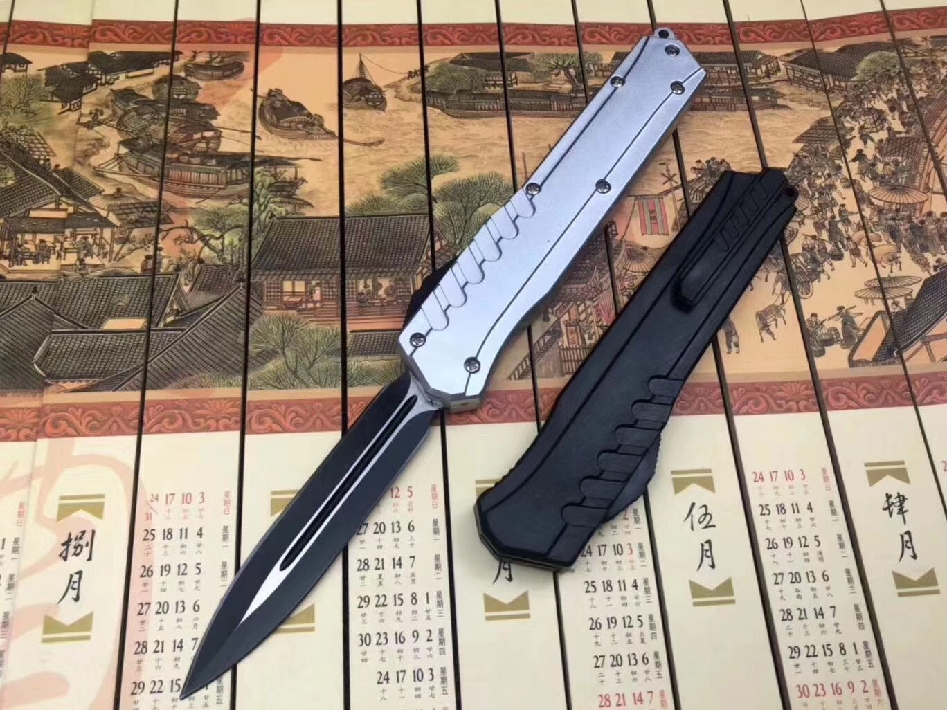 High quality tactical knife automatic EDC spring assisted knife 5Cr13M ...