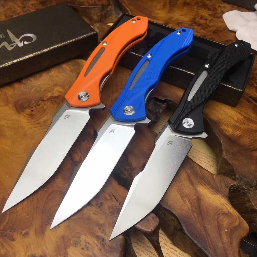 Outdoor Camping G10 Handle D2 steel Survival Knife AXIS-Assisted Folding Knife Multifunction Outdoor Tactical Rescue Tools Folding Hunting Knife