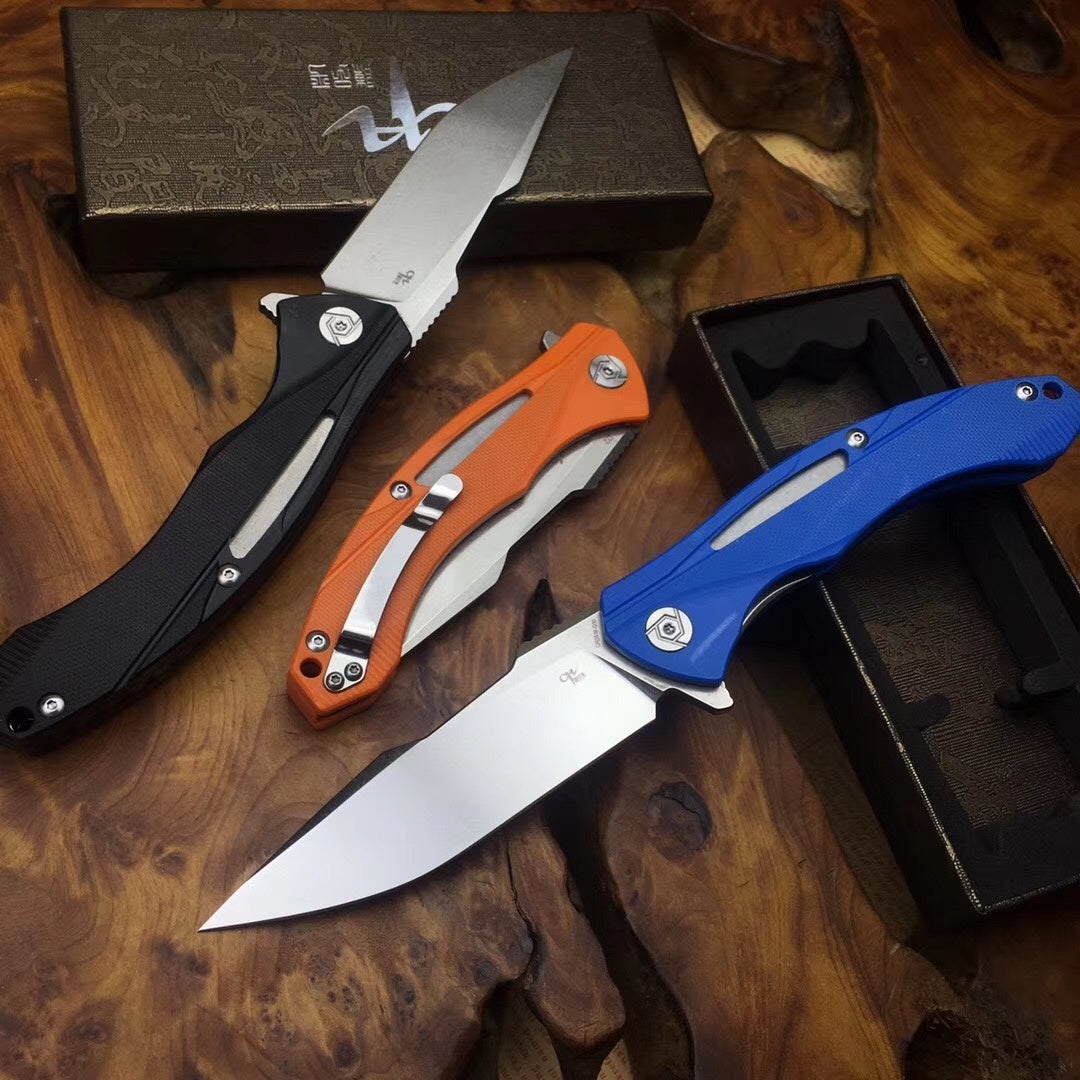 Outdoor Camping G10 Handle D2 steel Survival Knife AXIS-Assisted Folding Knife Multifunction Outdoor Tactical Rescue Tools Folding Hunting Knife