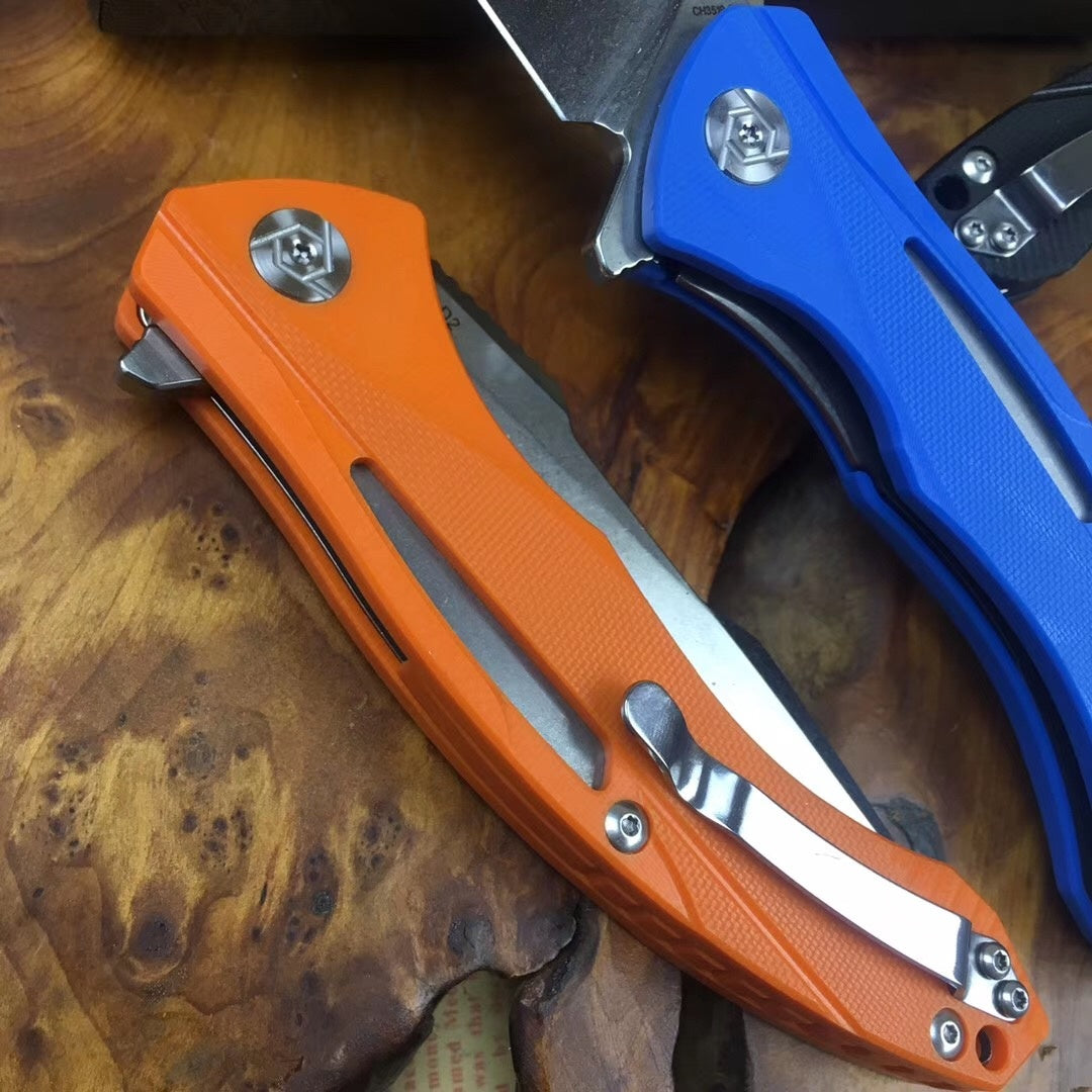 Outdoor Camping G10 Handle D2 steel Survival Knife AXIS-Assisted Folding Knife Multifunction Outdoor Tactical Rescue Tools Folding Hunting Knife