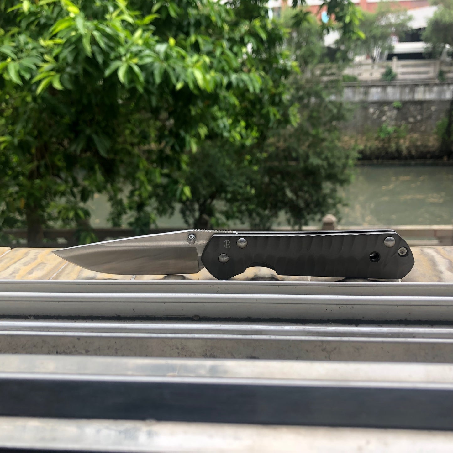 Chris Reeve Classic Sebenza 21 Tactical Folding Knife 440C 58HRC Ripple Full Steel Handle Hunting Survival Pocket Utility EDC Tools
