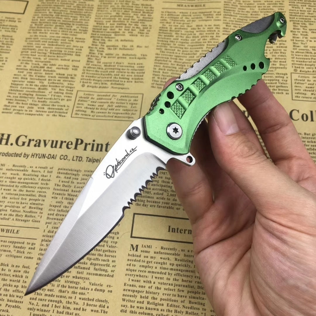 Gear cutters stainless steel handle cutters multifunctional tactical tools mini camping survival cutters