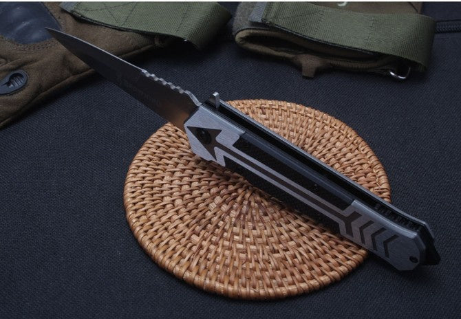 Browning Outdoor portable Swiss army knife multi-functional high hardness knife hunting camping survival knife all steel +G10 handle