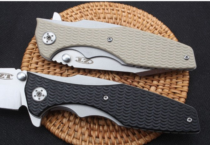 "9.64in" "ZT ZERO TOLERANCE ball bearing quick folding knife tactical spring assisted open folding rescue camping survival pocket knife"