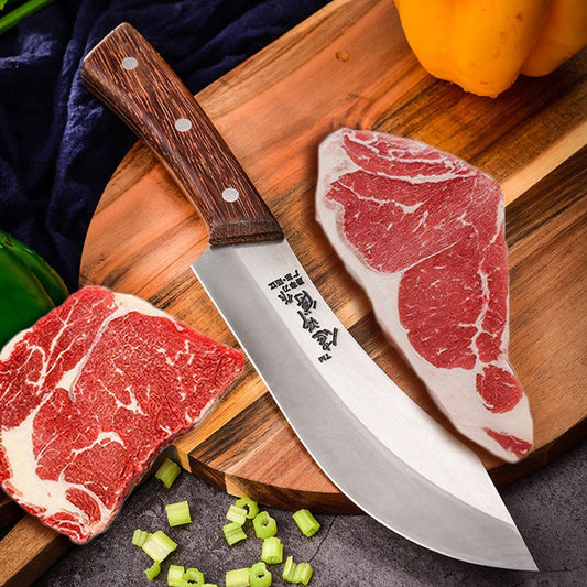 Best Kitchen Knives Slicing Knife Knives Kitchen Professional Kitchen Knife 4Cr13Mov Professional Boning Knives Slaughter Special Butcher Lamb Cattle Bleeding Knife Eviscerating Bone and Meat Knife