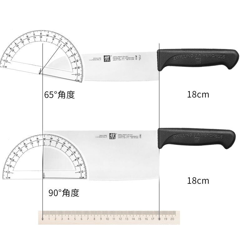 Enjoy Chefs Knife Set Knives Kitchen Set - Real plastic Handle- Kitchen Knife Set with Hardness Gift Black Box- Professional Kitchen Knife - 2 Piece Stainless Steel Cutlery Knives Set