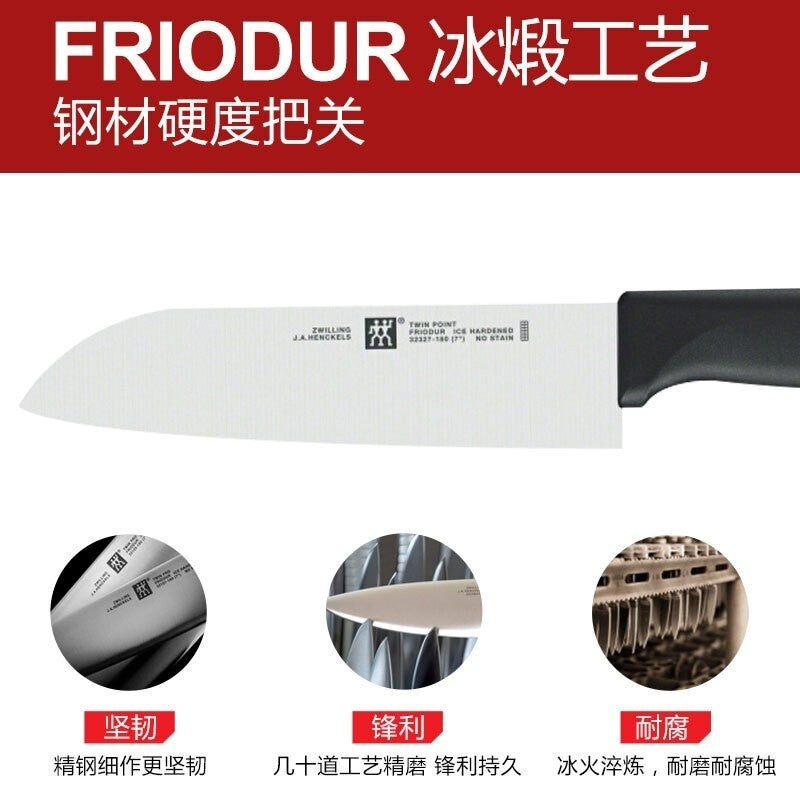 Enjoy Chefs Knife Set Knives Kitchen Set - Real plastic Handle- Kitchen Knife Set with Hardness Gift Black Box- Professional Kitchen Knife - 2 Piece Stainless Steel Cutlery Knives Set