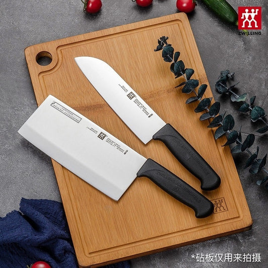 Enjoy Chefs Knife Set Knives Kitchen Set - Real plastic Handle- Kitchen Knife Set with Hardness Gift Black Box- Professional Kitchen Knife - 2 Piece Stainless Steel Cutlery Knives Set