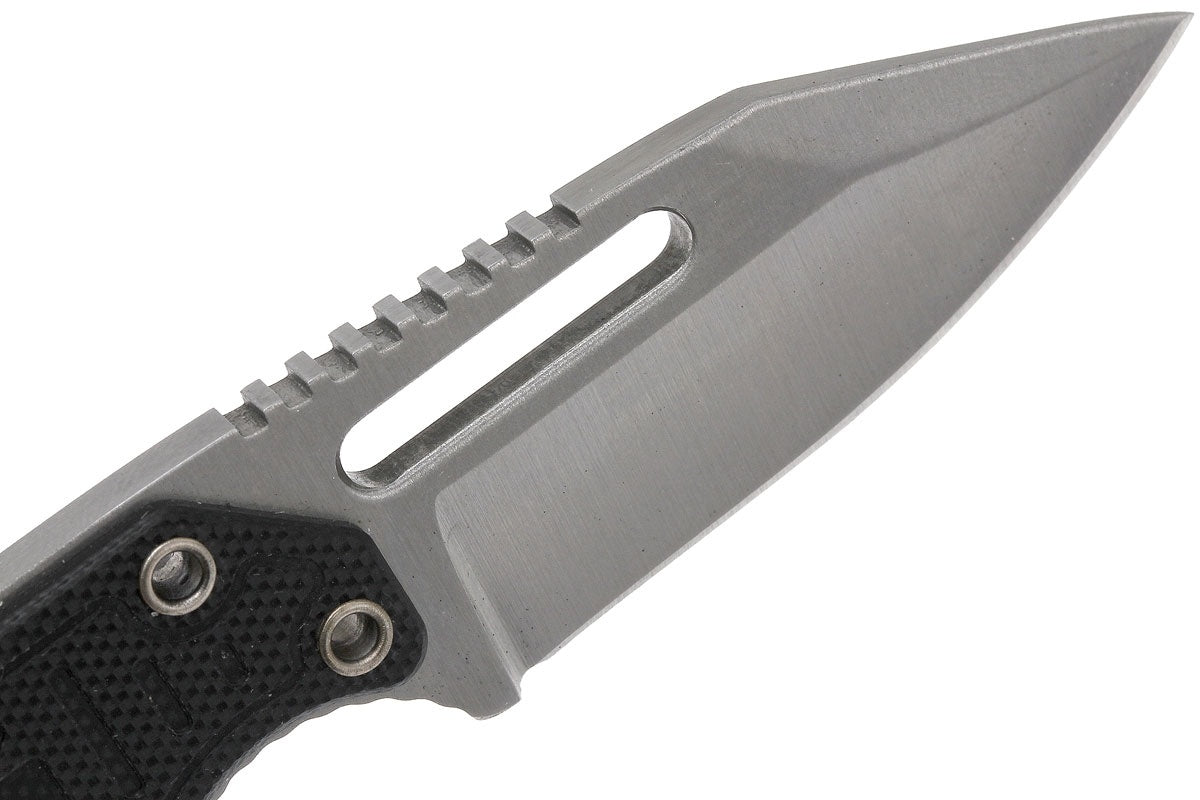 Edc Small Fixed Blade Knives – Instinct Mini 1.9 Inch Full Tang Belt Knife and Boot Knife w/Tactical Knife Sheath and Neck Knife Chain (NB1002-CP)