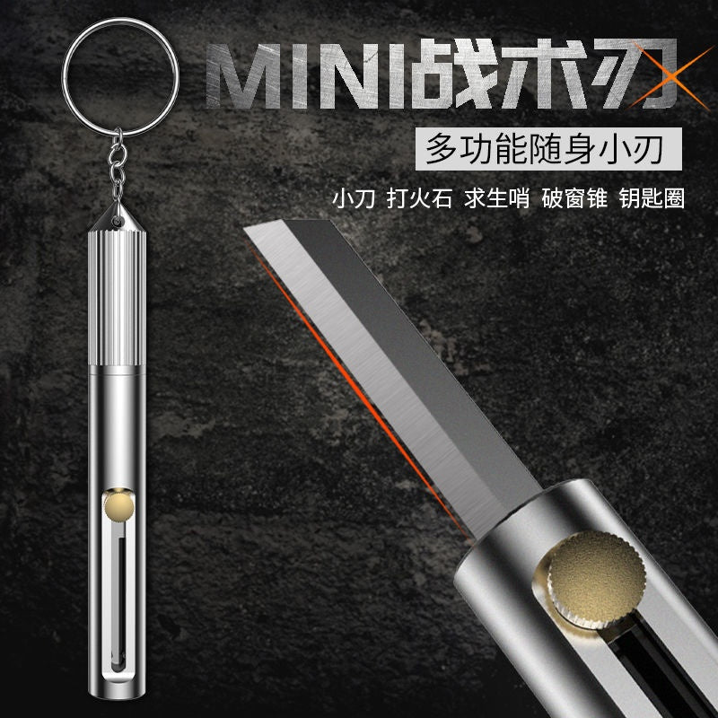 Emergency Mini Necklace Blade Fruit Knife for Camp Hunt Survive Hike Edc Pocket