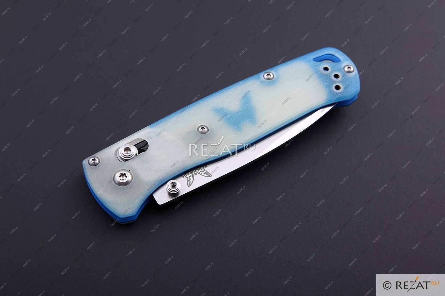 Benchmade 535-1901 Limited Edition Bugout AXIS Folding Knife 3.24" CPM-20CV Satin Plain Blade, Jade G10 Handles