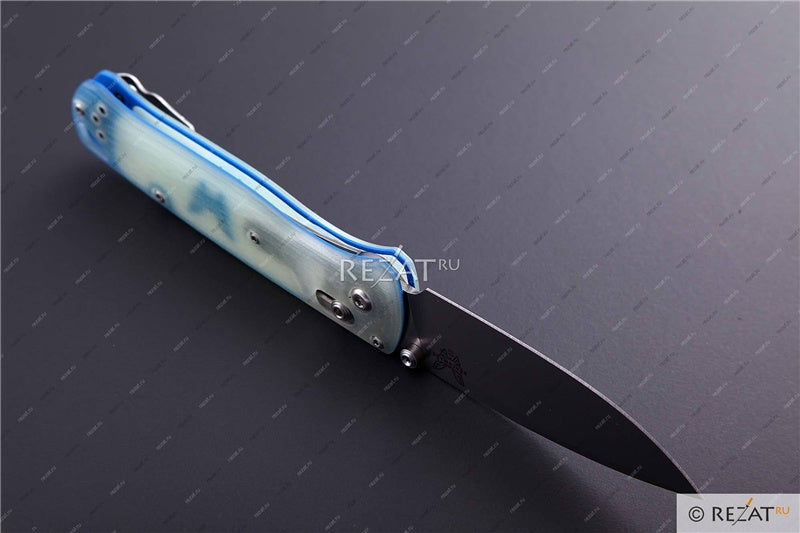 Benchmade 535-1901 Limited Edition Bugout AXIS Folding Knife 3.24" CPM-20CV Satin Plain Blade, Jade G10 Handles