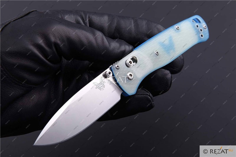 Benchmade 535-1901 Limited Edition Bugout AXIS Folding Knife 3.24" CPM-20CV Satin Plain Blade, Jade G10 Handles