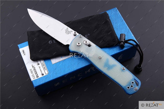 Benchmade 535-1901 Limited Edition Bugout AXIS Folding Knife 3.24" CPM-20CV Satin Plain Blade, Jade G10 Handles