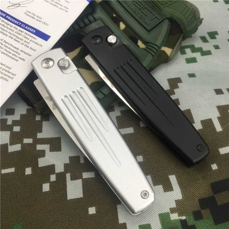 Tactical Pocket Benchmade 1000 Auto Spike Automatic Knife (3.6" Satin) Spring Assisted Open Folding knife Stiletto Survival outdoor multitool