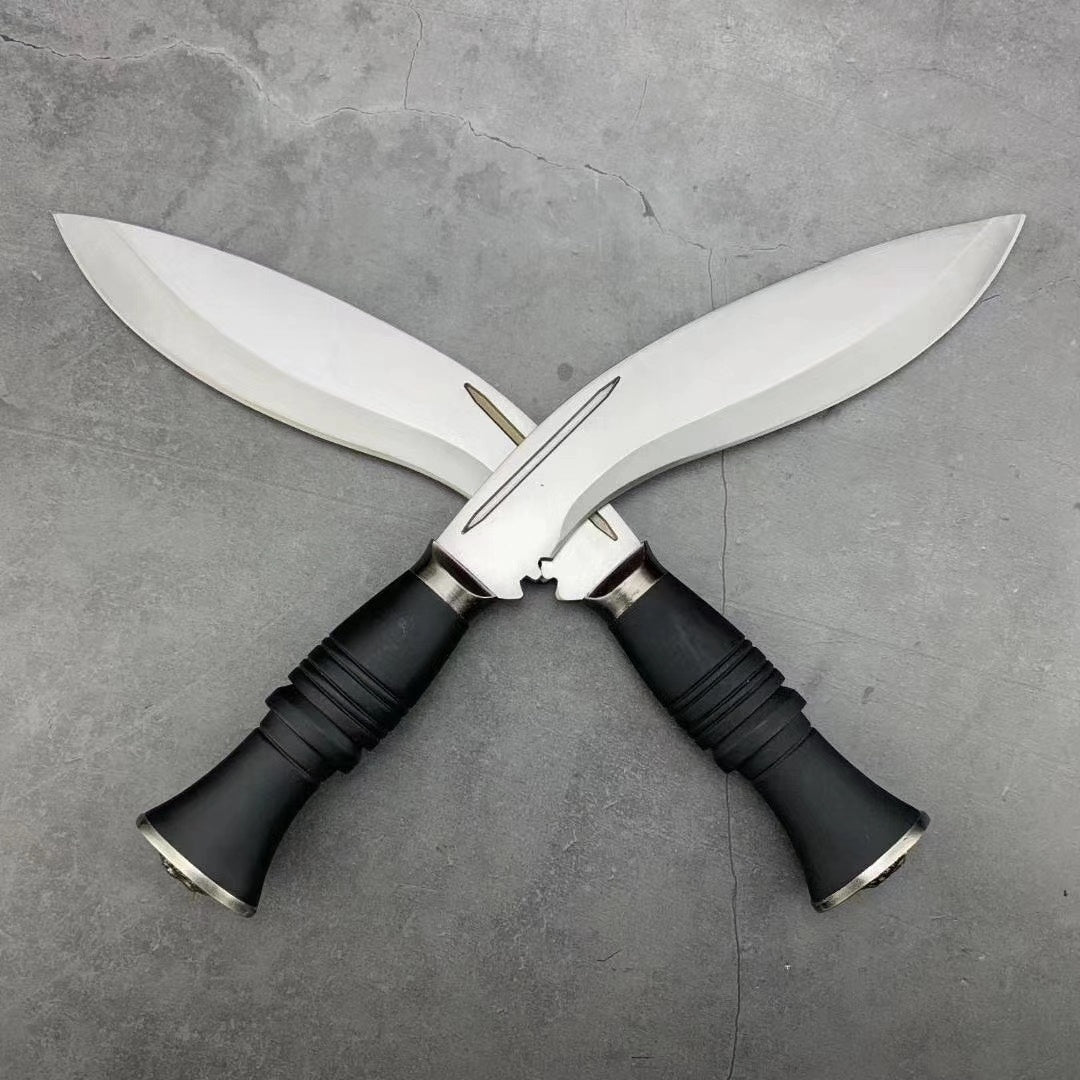 2020 New Kukri Machetes （440C Blade ABS Plastic Handle ）Tactical Fighting Machete Hunting  Fixed Knives