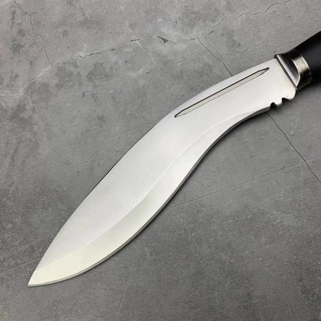 2020 New Kukri Machetes （440C Blade ABS Plastic Handle ）Tactical Fighting Machete Hunting  Fixed Knives