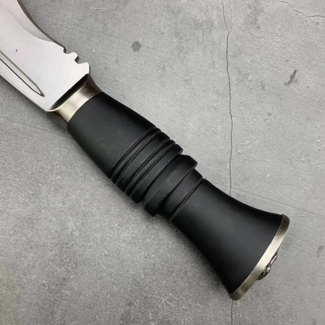 2020 New Kukri Machetes （440C Blade ABS Plastic Handle ）Tactical Fighting Machete Hunting  Fixed Knives