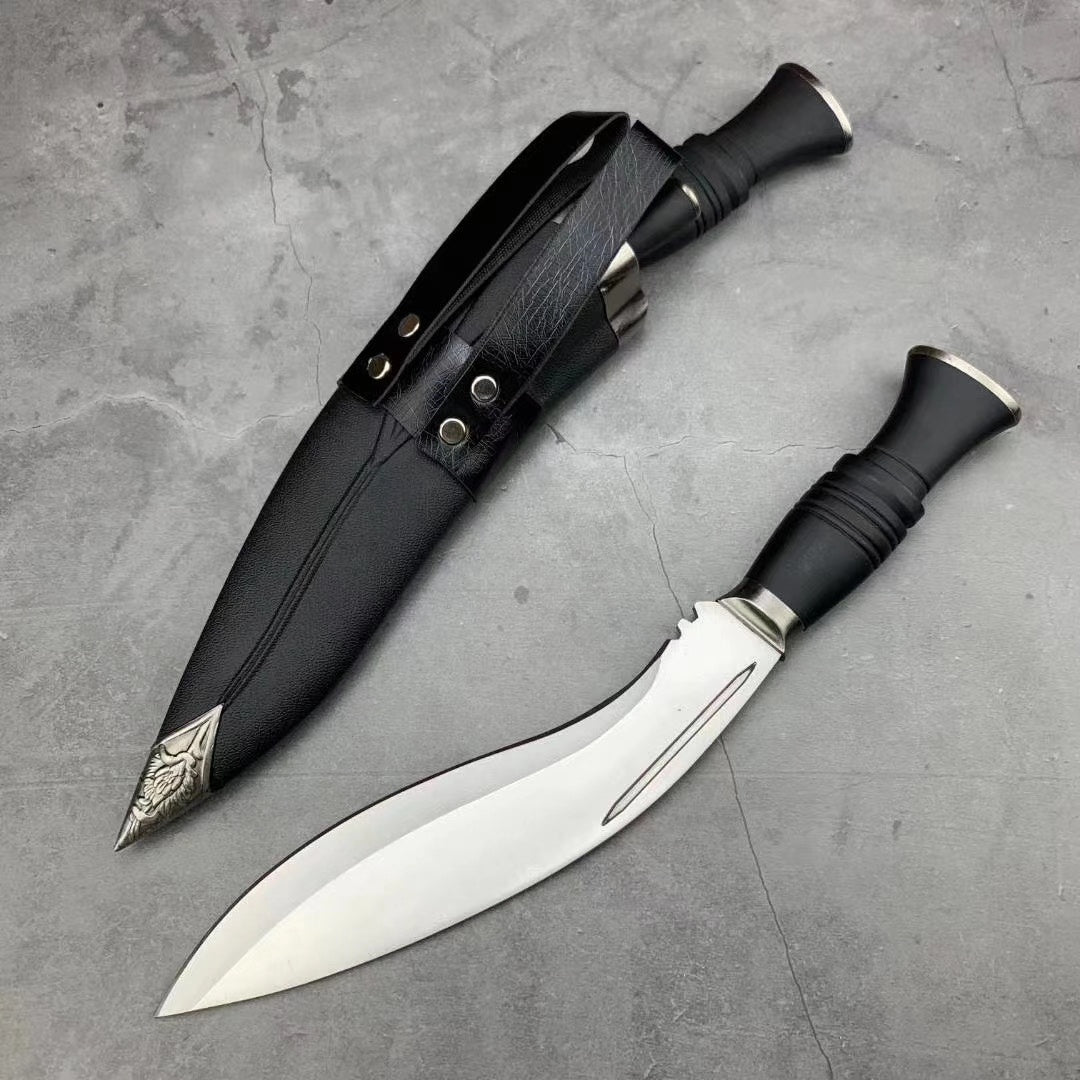 2020 New Kukri Machetes （440C Blade ABS Plastic Handle ）Tactical Fighting Machete Hunting  Fixed Knives