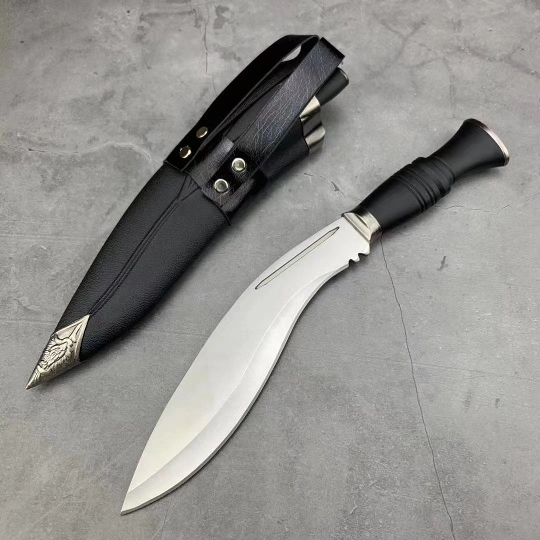 2020 New Kukri Machetes （440C Blade ABS Plastic Handle ）Tactical Fighting Machete Hunting  Fixed Knives