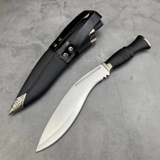 2020 New Kukri Machetes （440C Blade ABS Plastic Handle ）Tactical Fighting Machete Hunting  Fixed Knives
