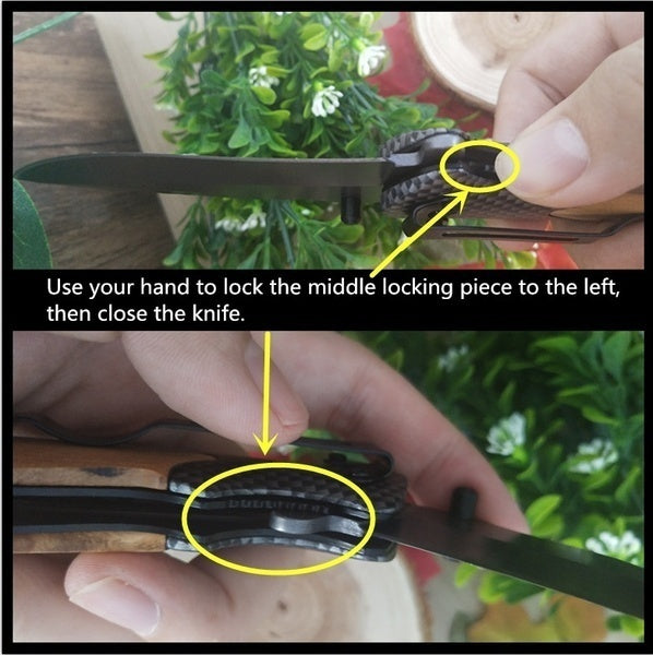 Outdoor Portable Swiss Army Knife Multi-function Knife High Hardness Hunting Camping Survival Tool